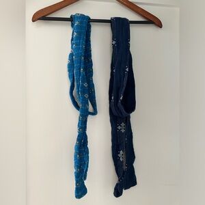 Never worn Ace and jig extra long and the softest woven cotton  belts